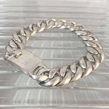 silver925 팔찌 curb chain 키헤이 팔찌
