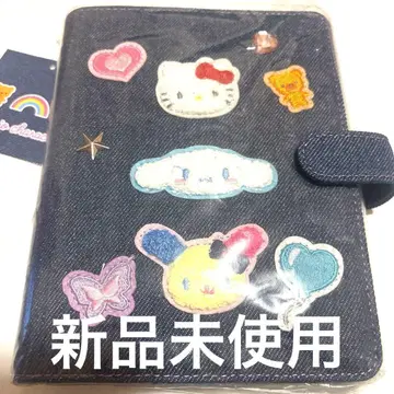 산리오 데님 와펜 바인더