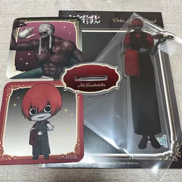 문자화화 THE캐릭터 카페 웨이터 아크릴 스탠드 빨간 우산의 남자