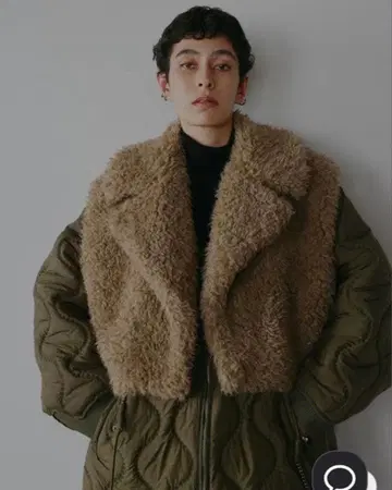 Ameri BOA VEST SET QUILTING COAT