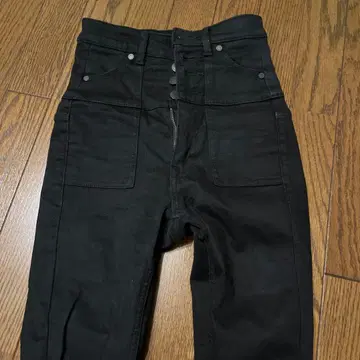 EMODA 블랙 하이웨스트 스키니 팬츠