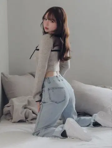 andmary Heart point denim