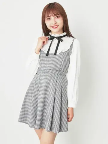 Ank Rouge 라운드 요크 SET/UP 원피스