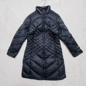 에디 바우어 다운 코트 롱 블랙 새상품급 스탠드 카라