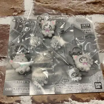 산리오 캐릭터즈*폭신폭신 스노우*메지루시 액세서리*3개 세트