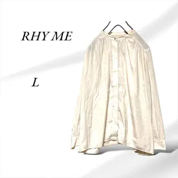 A377. 라임/시스루 블라우스 [ L ] 베이지/숨김 버튼/엘레강트