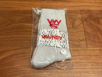 Vaundy VAWS 로고 그레이 L 사이즈 양말