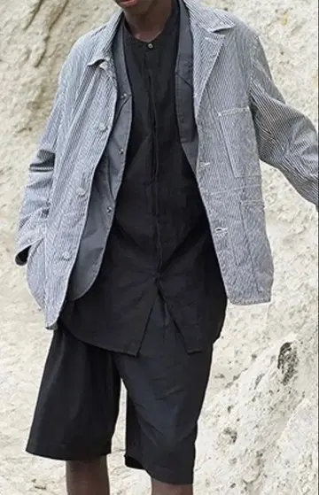 KAPTAIN SUNSHINE 히코리 커버올 자켓