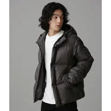 나노 유니버스 LB.04 카와타 페더 밀리터리 다운 XL 다크 그레이