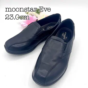 거의 새상품 moonstarEve 문스타 블랙 스니커즈 가죽