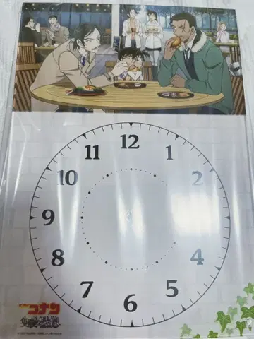 명탐정 코난  럭셔리 혜택판 아크릴 시계 야마토 칸스케 모로부시 타카아키