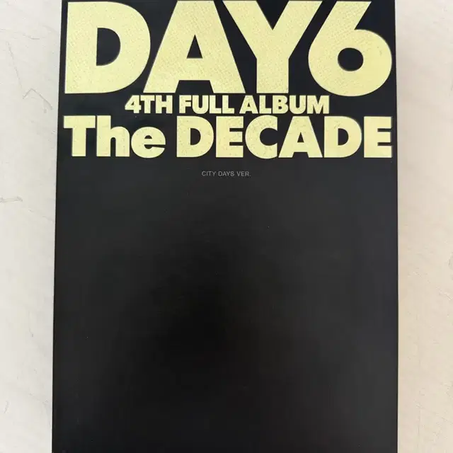 데이식스 더데케이드 앨범 단순개봉