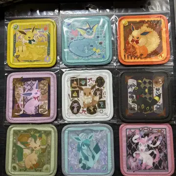Eevee Collection 이브이 컬렉션 코스터 전 9종 세트
