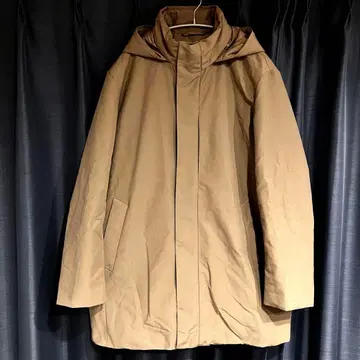 [ 새상품급 ] 유니클로 하이브리드 다운 코트 베이지