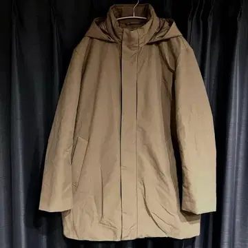 [ 새상품급 ] 유니클로 하이브리드 다운 코트 베이지