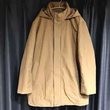 [ 새상품급 ] 유니클로 하이브리드 다운 코트 베이지