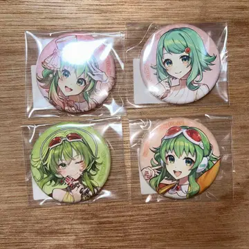 GUMI 복권 캔뱃지 4개 보컬로이드