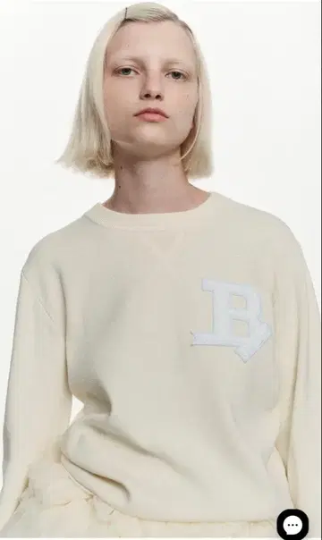 bibiy B. CLUB KNIT 새상품 WHITE