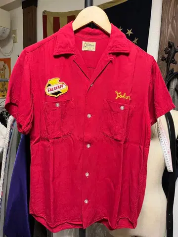 힐튼 블랙 택 볼링 셔츠 FALSTAFF