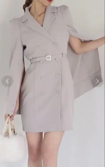 Royalparty 케이프 미니 원피스