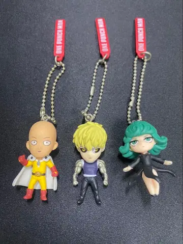원펀맨 피규어 키체인 3종