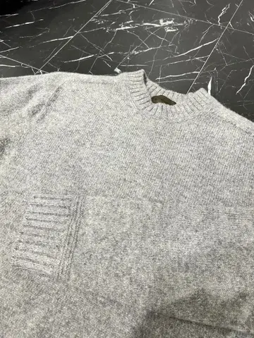 [ 새상품급 ] 리나쉔테 울 100% 홀 가먼트 니트 M