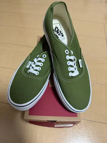[ 새상품 미사용 ] VANS 올리브 그린 슬립온