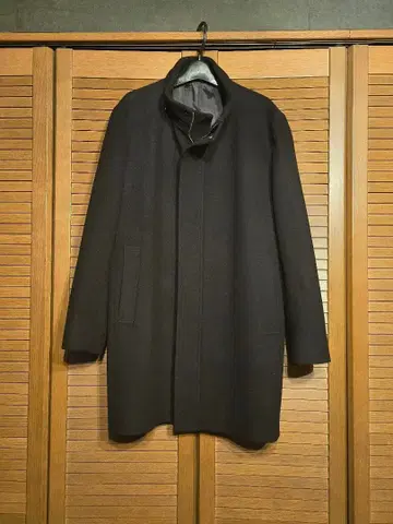 CALVIN KLEIN 블랙 스텐카라 코트 새상품급 사이즈 XL