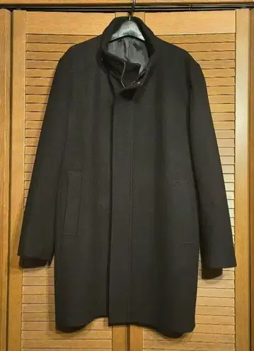 CALVIN KLEIN 블랙 스텐카라 코트 새상품급 사이즈 XL