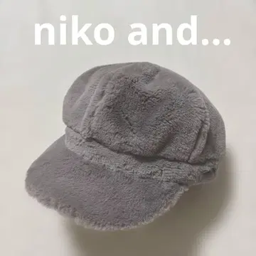 [ 새상품급 ] 니코앤드 복슬복슬 헌팅 캡 모자