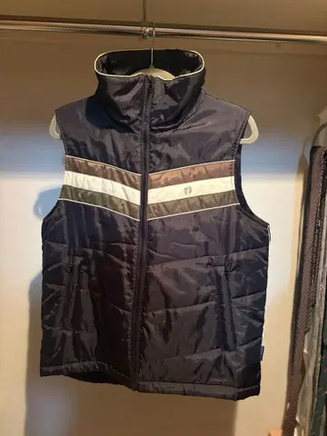 00s 남성용 다운 베스트 하이넥