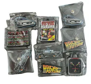 백투더퓨처 러버 마스코트 묶음 판매 클리어 케이스 포함