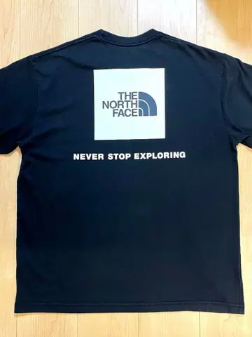 THE NORTH FACE 백 프린트 롱 T 블랙 L