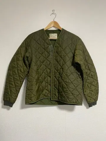 올리브 그린 퀼팅 자켓 88-92