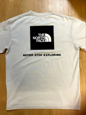 THE NORTH FACE 백프린트 롱T 화이트 L