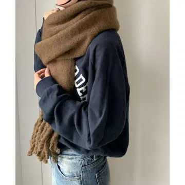 via j / 비아제이 / 프린지 스톨 브라운