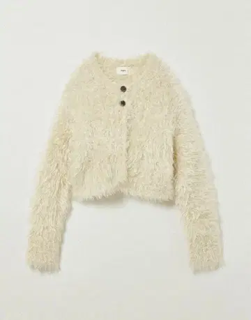 eaphi FUR KNIT CARDIGAN