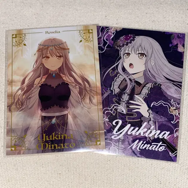 뱅드림 로젤리아 유키나 앨범 포토카드