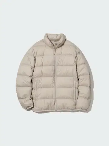 새상품 유니클로 울트라 라이트 다운 자켓 3D컷 내추럴 L