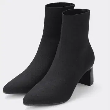 [ 완판템 ] GU 지유 포인티드 니트 부츠 블랙 XL 25