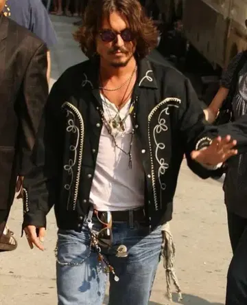 조니 뎁 착용 50' HbarC 에이치바씨 웨스턴 자켓