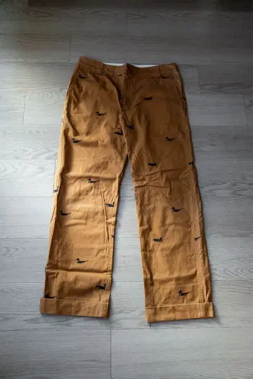 L.L.Bean 물새 자수 팬츠 카모 무늬
