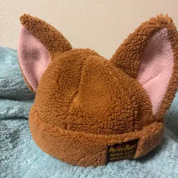 택 포함 미사용 새상품 피터팬 잃어버린 아이들 귀 꼬리 달린 여우 보아캡