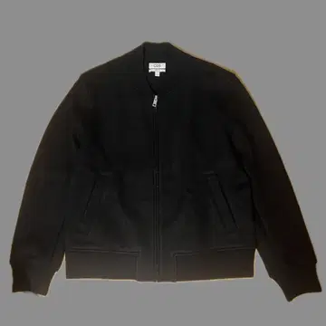 COS 울 봄버 자켓 바시티 자켓 블랙