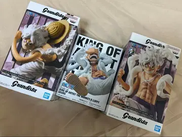 미개봉 새상품 원피스 Grandista 루피 기어5 피규어 3체