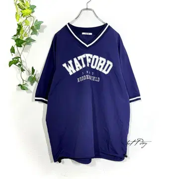 CASSE 칼리지 로고 풀오버 V넥 오버 사이즈 드로 코드