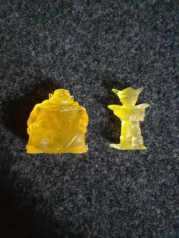 드래곤볼 지우개 클리어 옐로우 컬러 2개