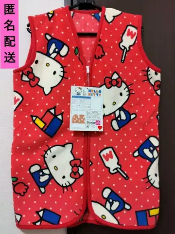 산리오 헬로키티 극세사 수면 조끼 덧옷 담요