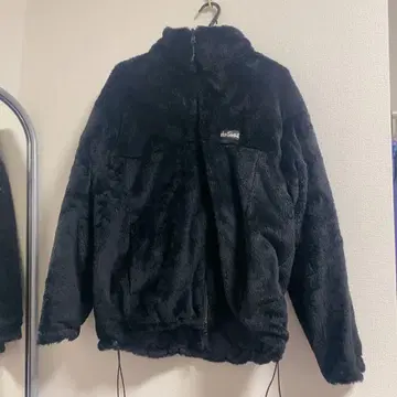 마커 플리스 자켓 블랙