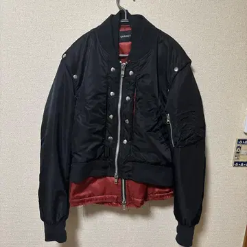 재판매 없음 [GRANCY] 볼륨 레이어드 디자인 MA-1 L 사이즈